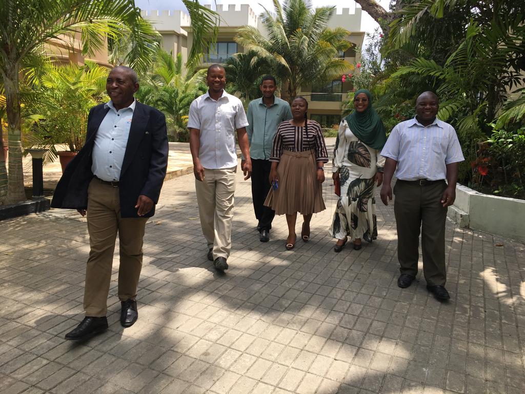 Team Tanzania walking