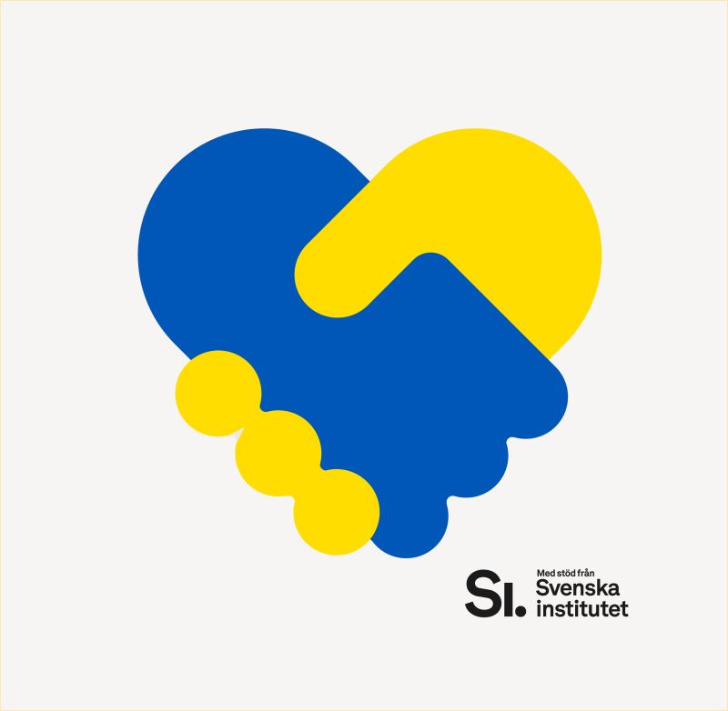 Logo for projects funded by the Swedish Institute under the Ukraine Cooperation Programme.